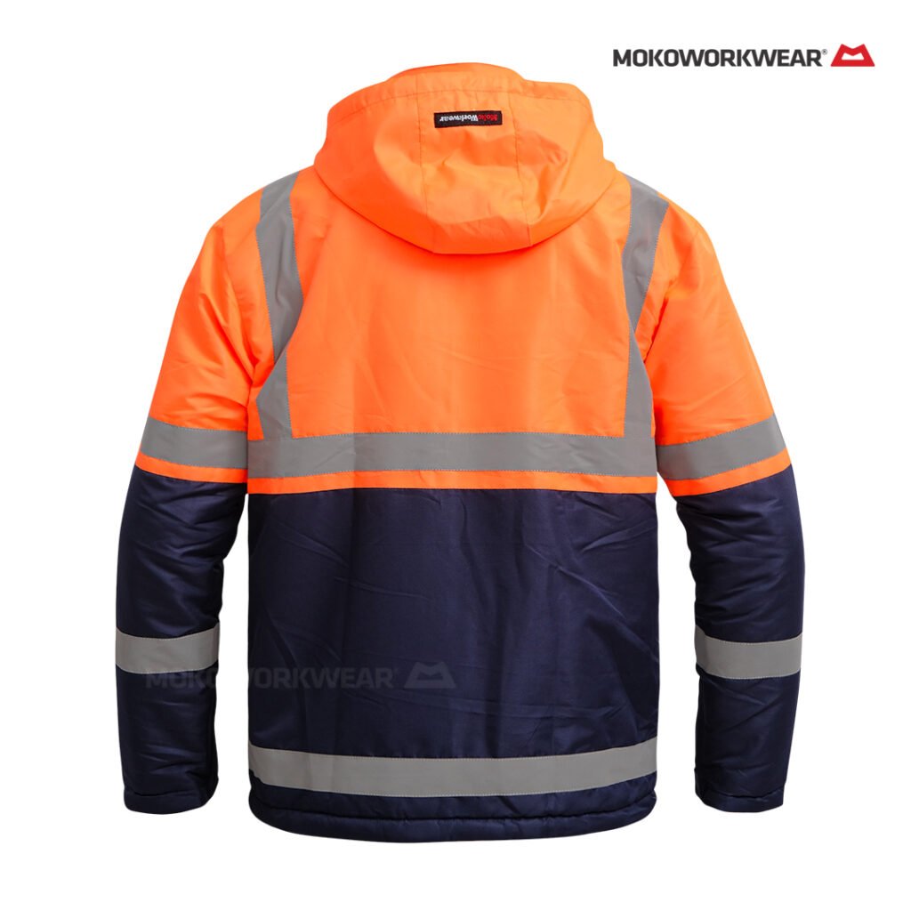 Jacket Orange Navy